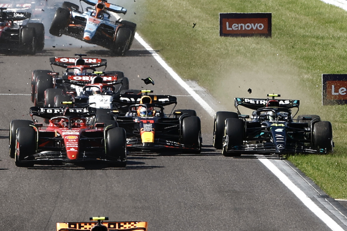 Japanese Grand Prix sees early SAFETY CAR as Hamilton and Perez make contact in first lap