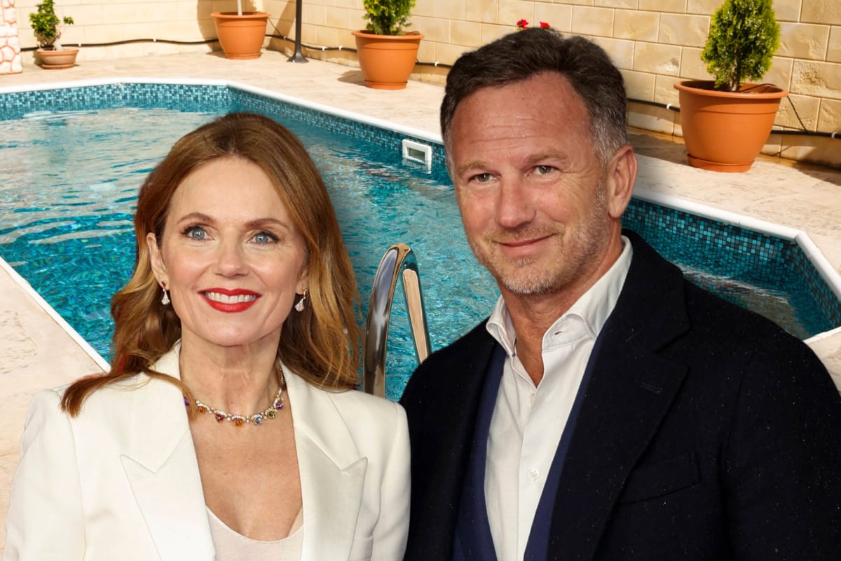 Christian Horner, Geri Horner, Swimming Pool, Social