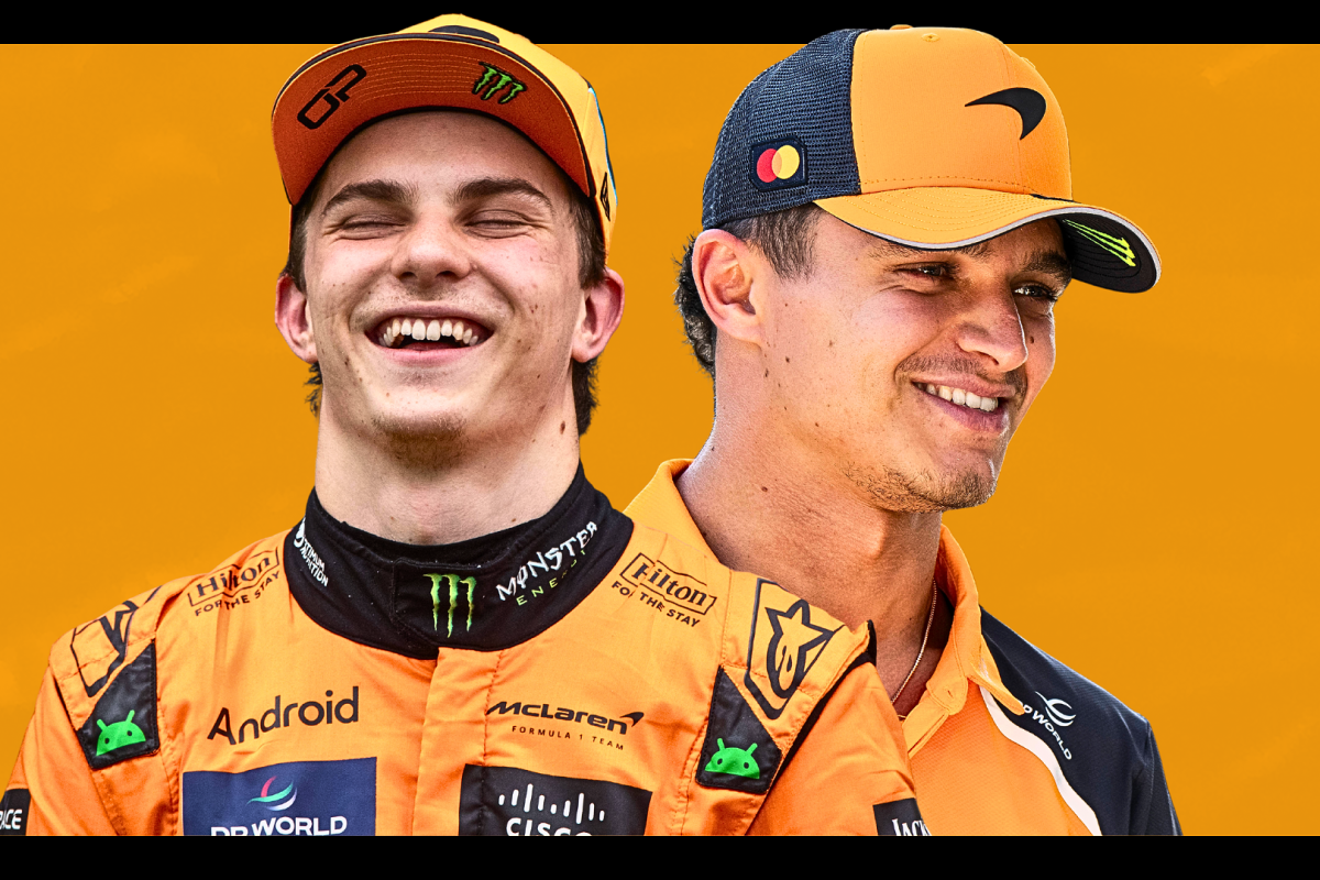 mclaren, lando norris, oscar piastri, happy, graphic