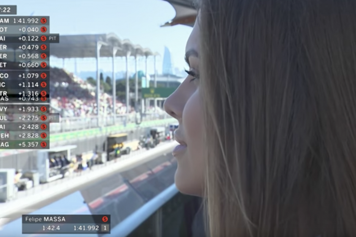 Uit De Bocht Het Gezicht Van De Formule 1 In Azerbaijan Viki Odintcova 8521