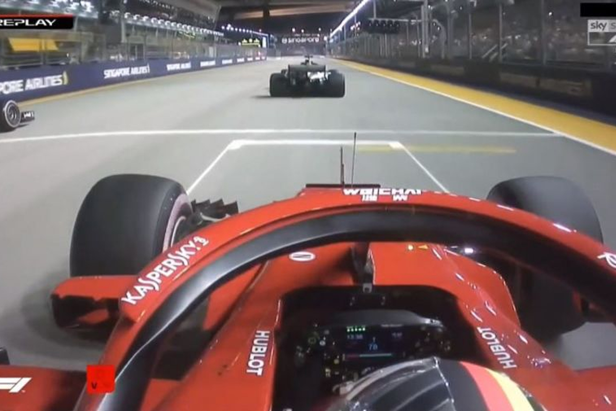 VIDEO: Vettel aces Singapore start versus Verstappen