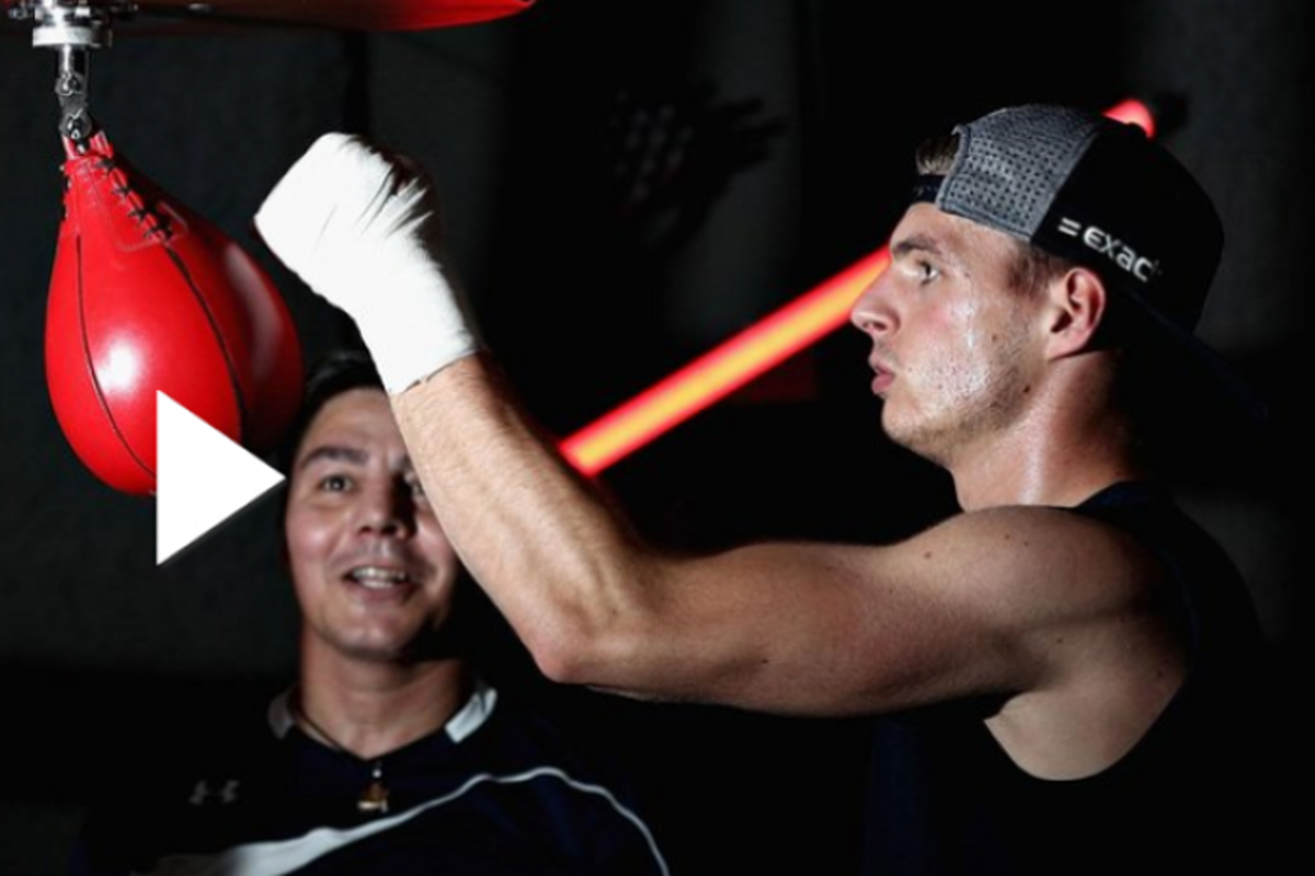 VIDEO: Verstappen trains with former boxing world champion