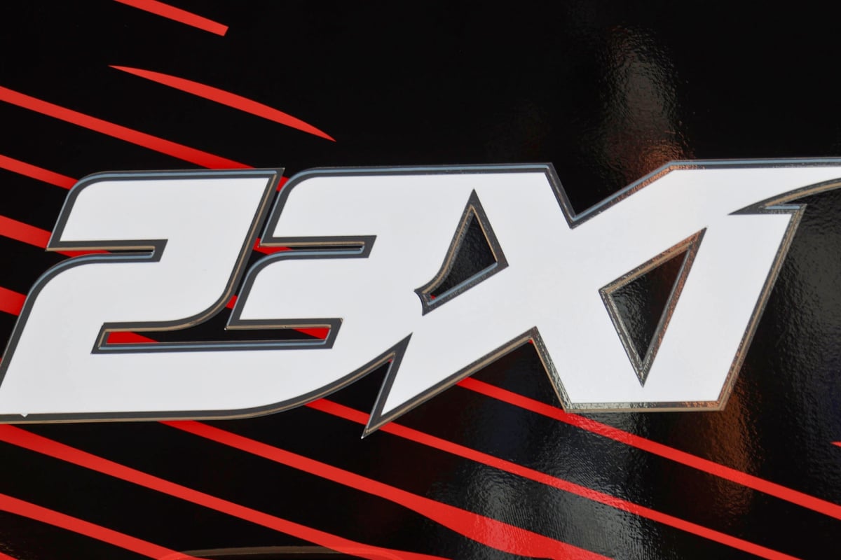 An image of NASCAR team 23XI Racing's logo