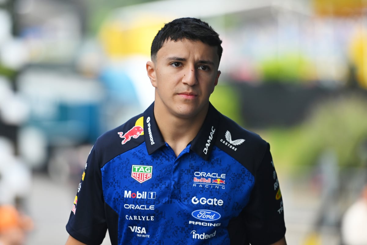 Hadjar with Red Bull