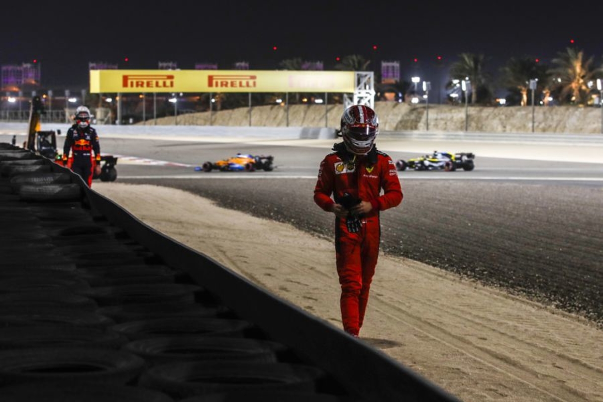 Leclerc handed three-place grid drop for Abu Dhabi for causing lap one collision