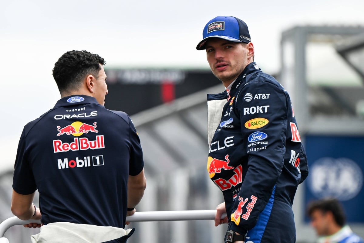 Isack Hadjar, Max Verstappen, Red Bull, Australia, 2026