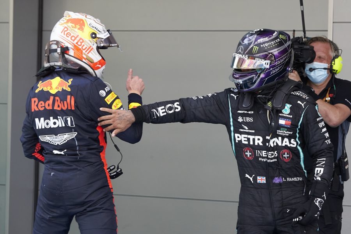Hamilton keeping a wary eye on "title-runner" Verstappen