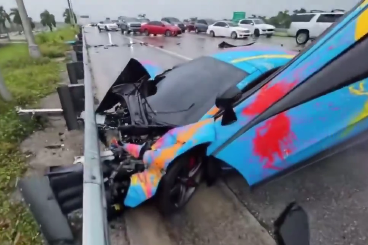 YouTube star with over 14 million subscribers SLAMMED after crashing $200K car live on stream