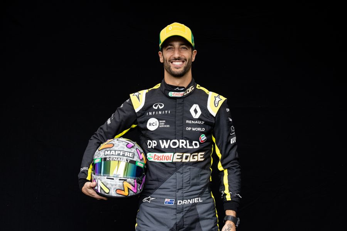 Ricciardo shows off striking new helmet design