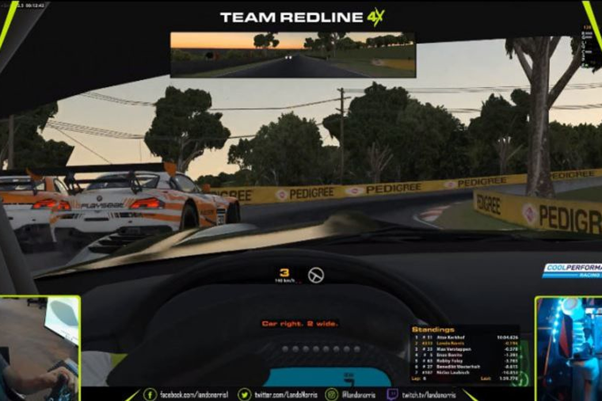 VIDEO: Verstappen and Norris iRacing Bathurst 12H ended in farce
