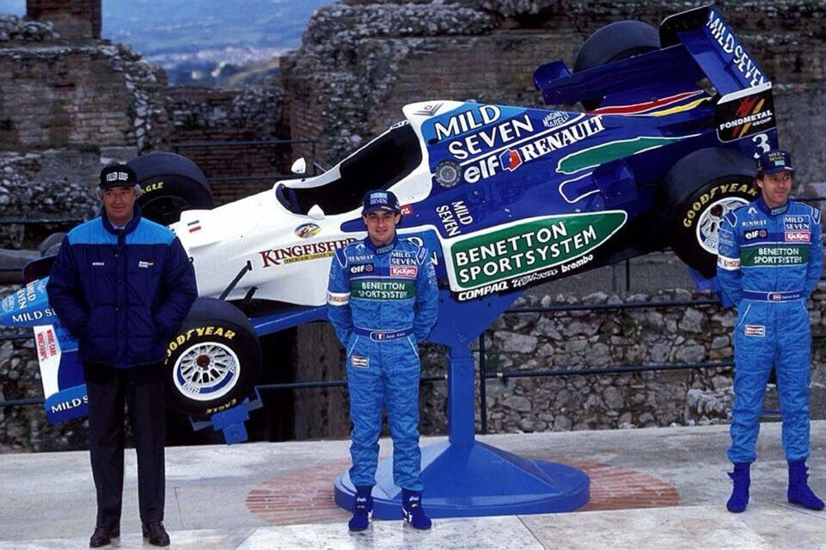 Remembering Benetton's infamous 1996 car launch