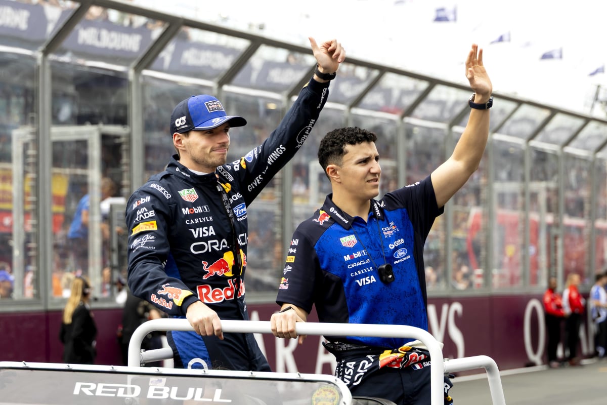 Isack Hadjar, Max Verstappen, generic, 2026, Australian GP