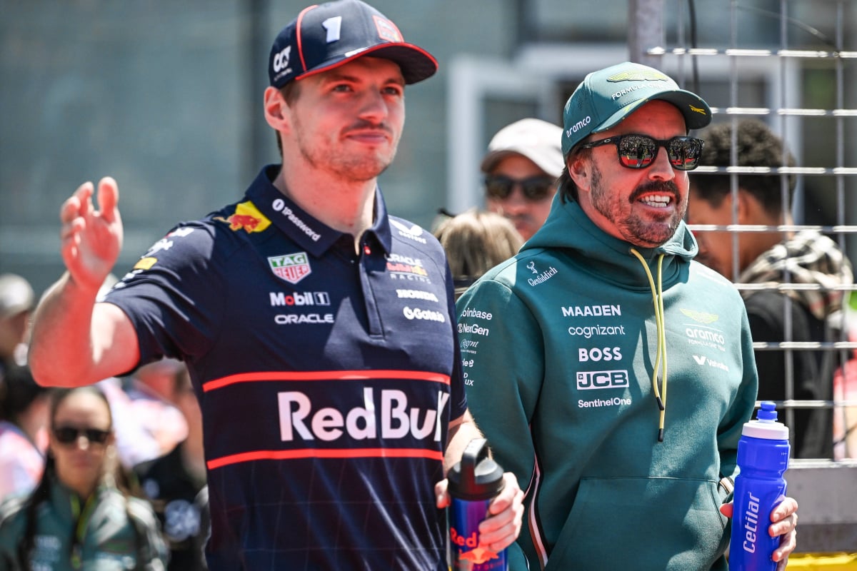 Max Verstappen and Fernando Alonso