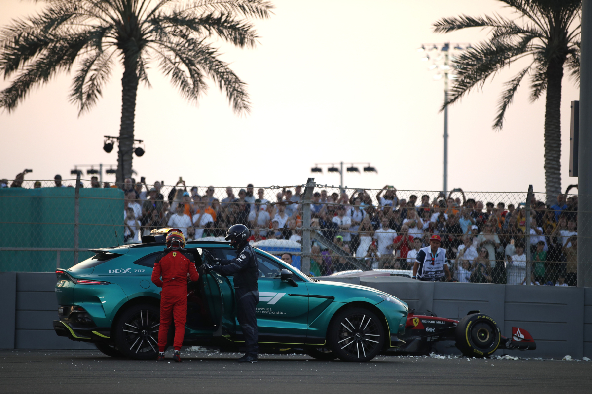 Sainz crash highlights incredible Abu Dhabi Grand Prix stat