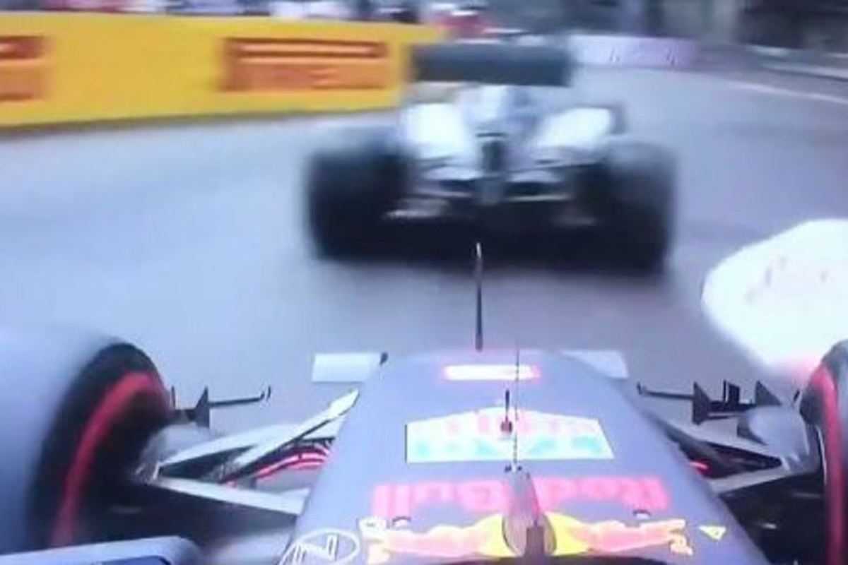 FLASHBACK: Hamilton committing Vettel's offence... with no penalty!