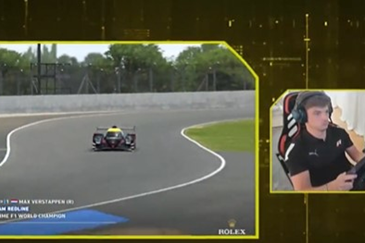 Kerkhof foetert over virtuele 24 uur van Le Mans: 'Volgend jaar zonder Max'