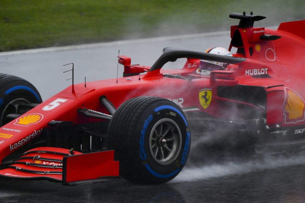 Vettel verwachtte meer van Ferrari in regen: "Banden werkten niet"