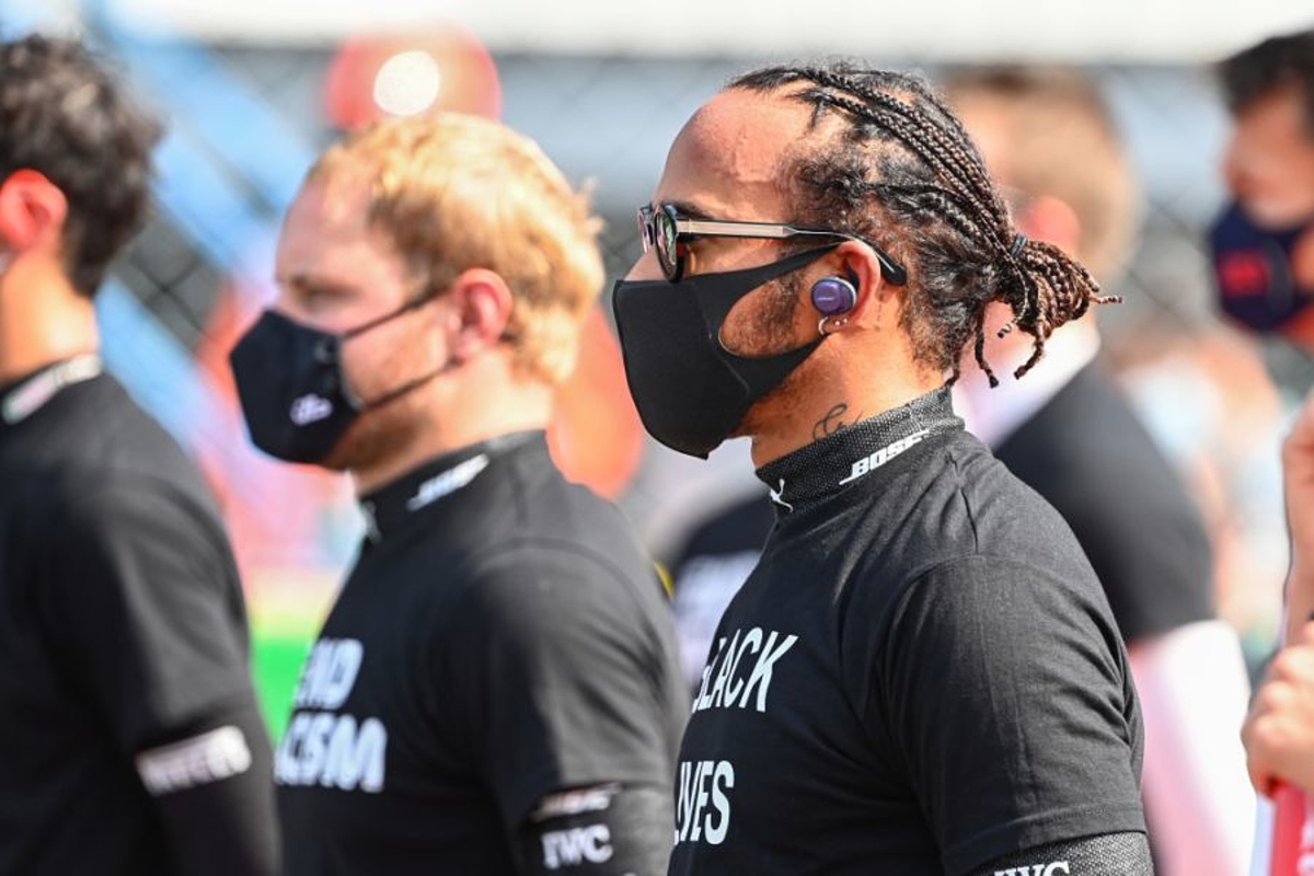 Hamilton accuses F1 "decision-makers" of putting drivers "at risk"