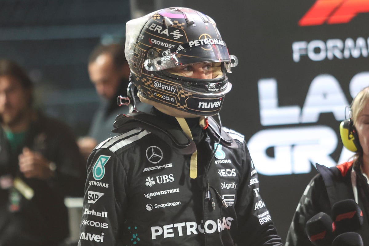 Russell after qualifying in Las Vegas