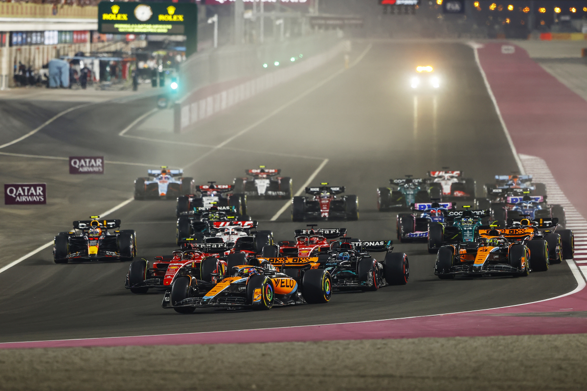 F1 2023 Qatar Grand Prix starting grid with penalties applied