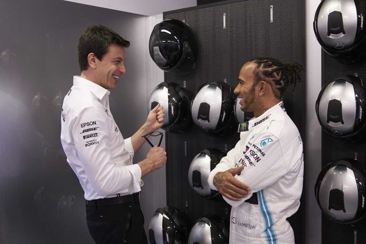 Hamilton to offer Wolff calming tequila shot once new Mercedes deal done