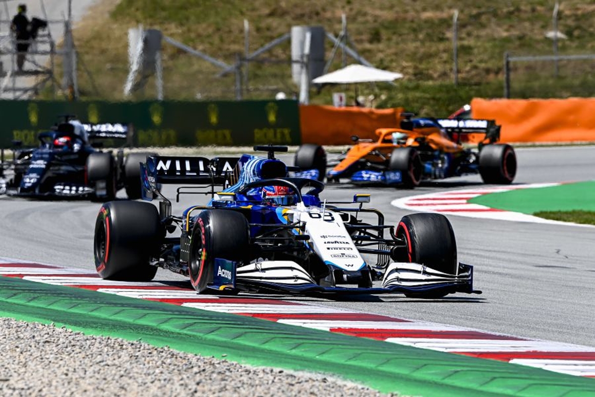Russell hails Williams' 'joyous beast' after Spanish GP points charge