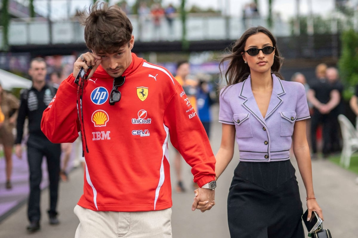 Charles Leclerc, Alexandra Saint Mleux, Ferrari, Australia, 2026