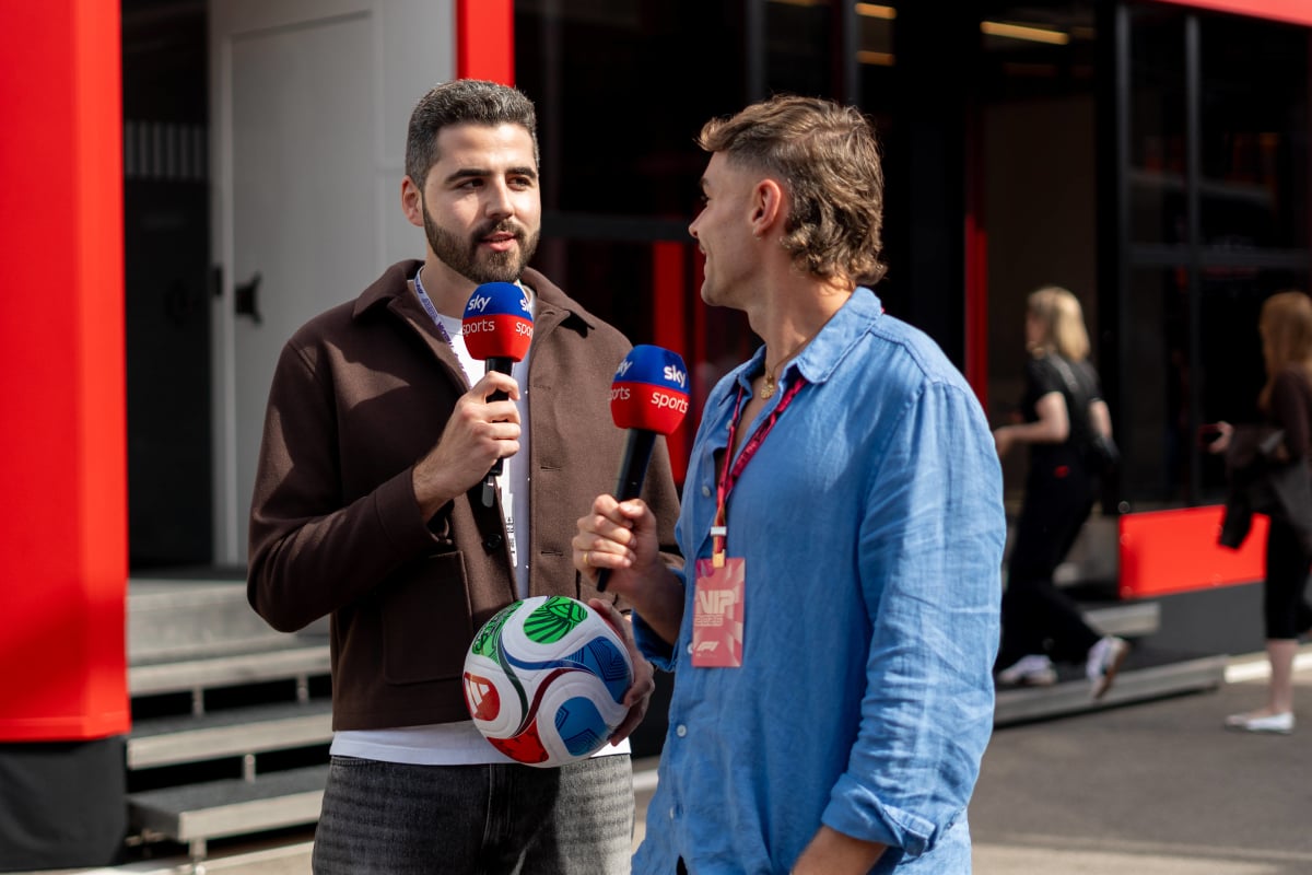 Harry Benjamin in the Barcelona GP paddock