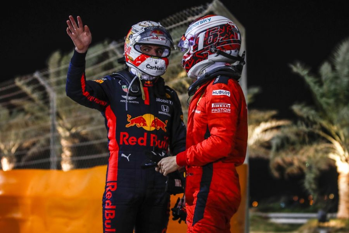 Verstappen wil niet met Leclerc praten over incident: ''Geen zin in een bitch fight''