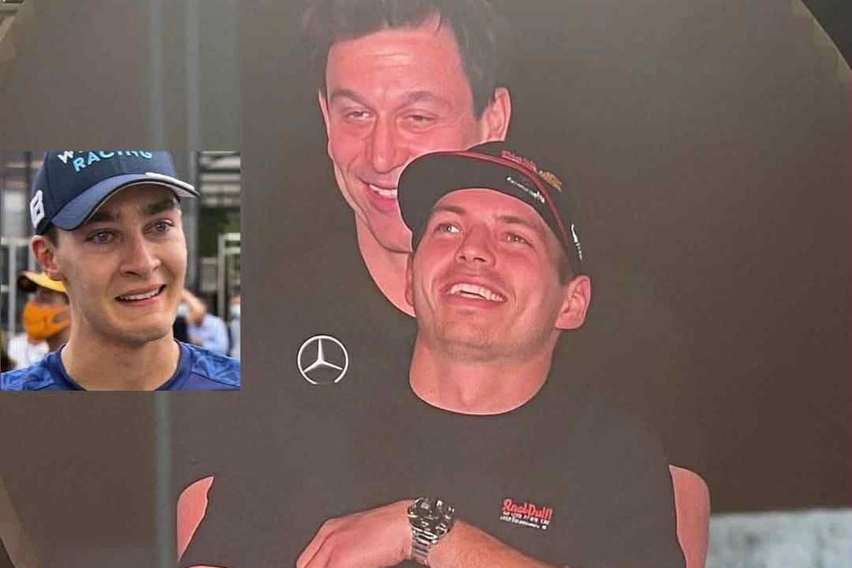 Verstappen, Wolff, X @ Mark Lane