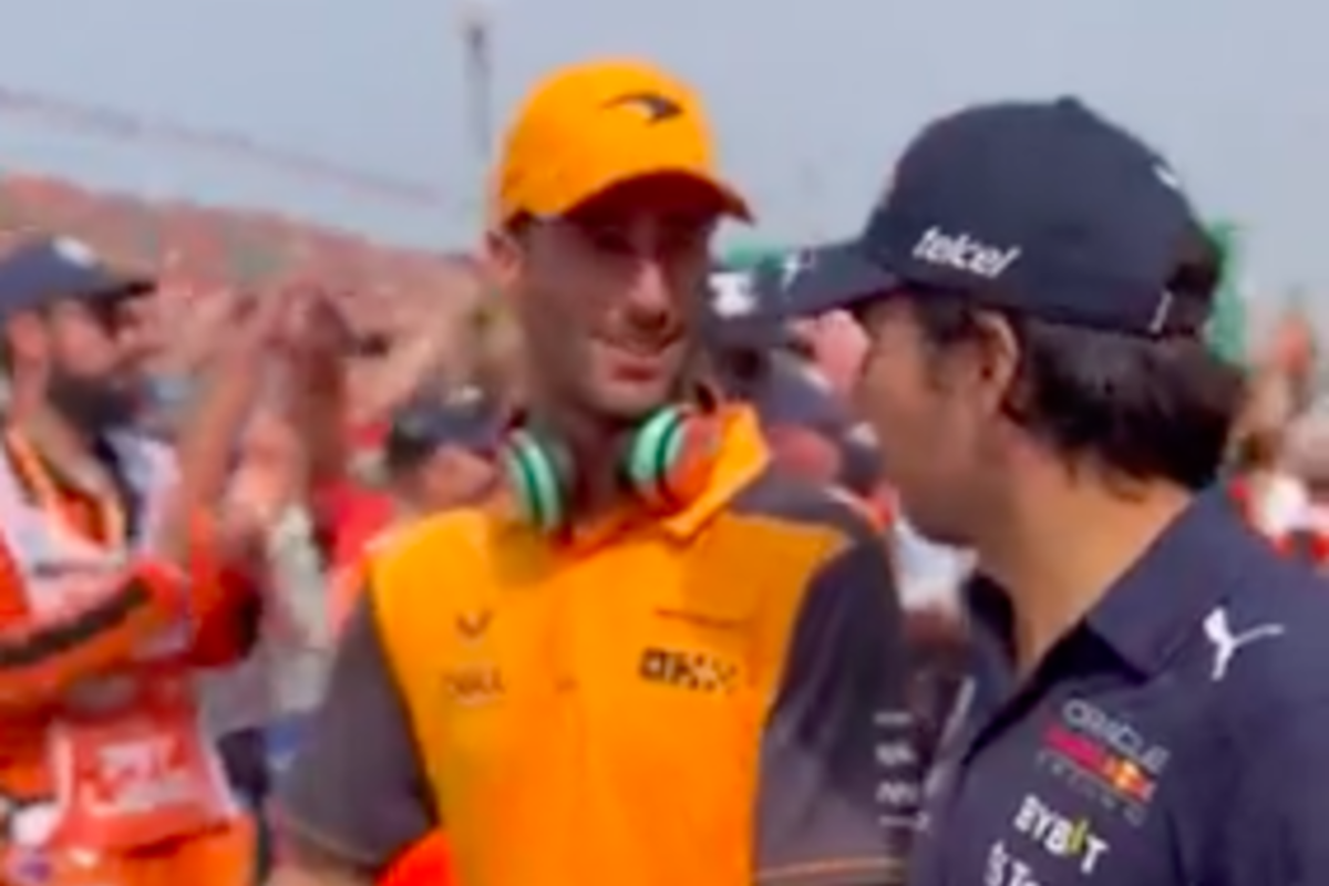 VIDEO: Ricciardo le contó su futuro a Checo Pérez