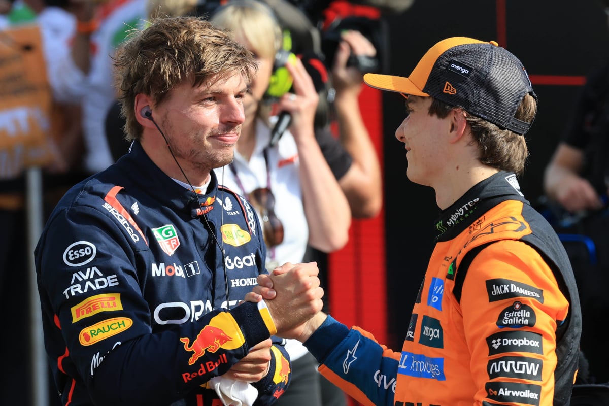 Max Verstappen and Oscar Piastri at Monza