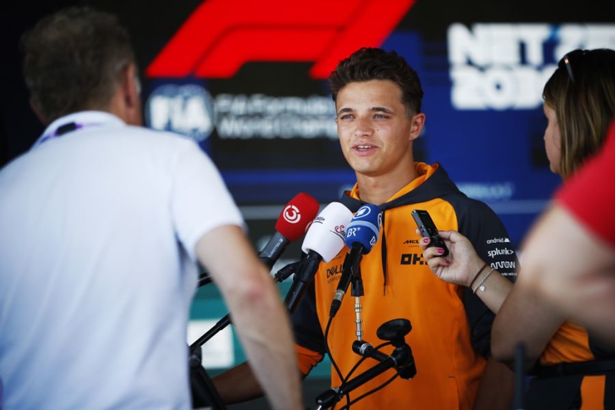 Norris reveals Monza concern after posting 'qualifying lap'