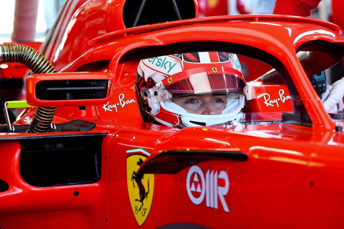 Leclerc belandt tijdens eerste Ferrari-test direct in het gras