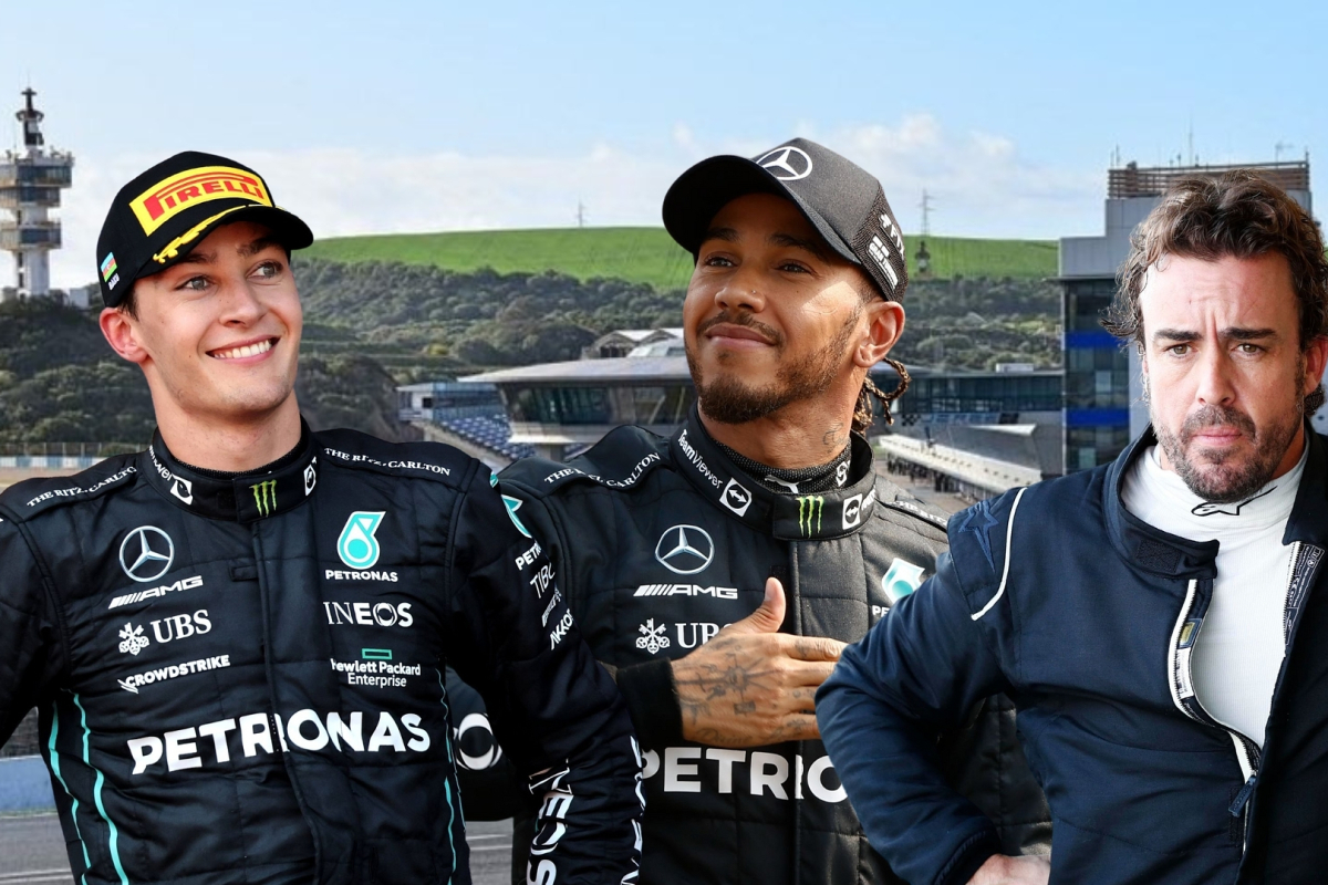 Hamilton, Russell et Alonso en test à Jerez