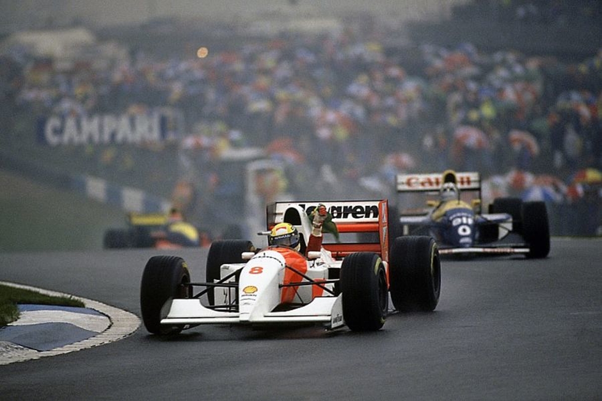 Vettel met iconische McLaren van Ayrton Senna naar Goodwood