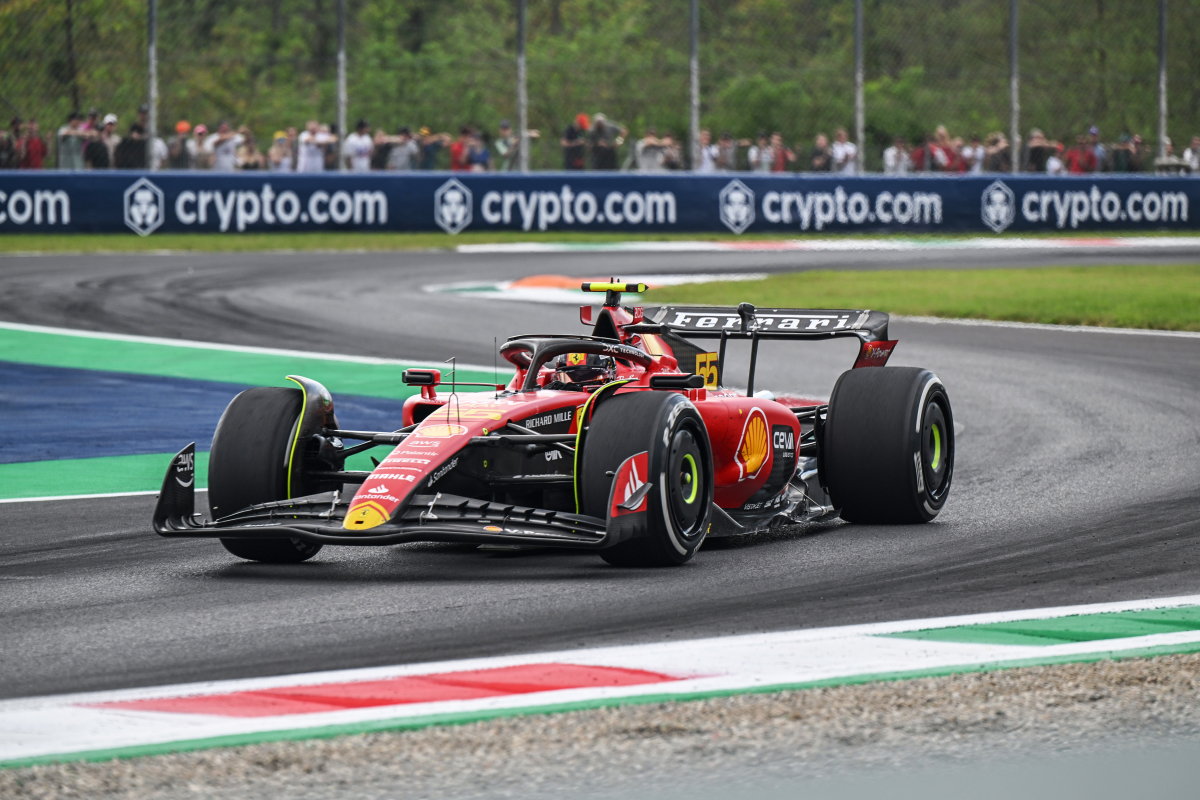 Carlos Sainz, el más rápido en la FP2 del Gran Premio de Italia