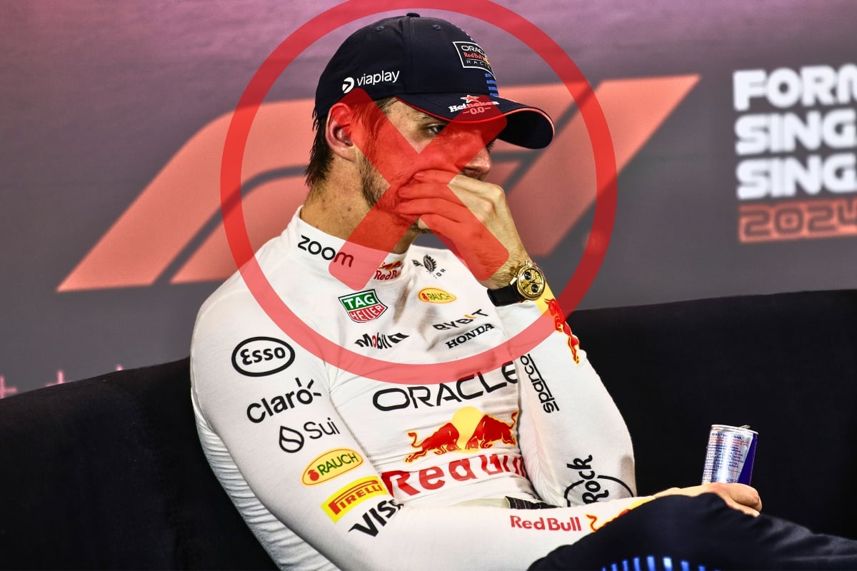 Verstappen not at press conference