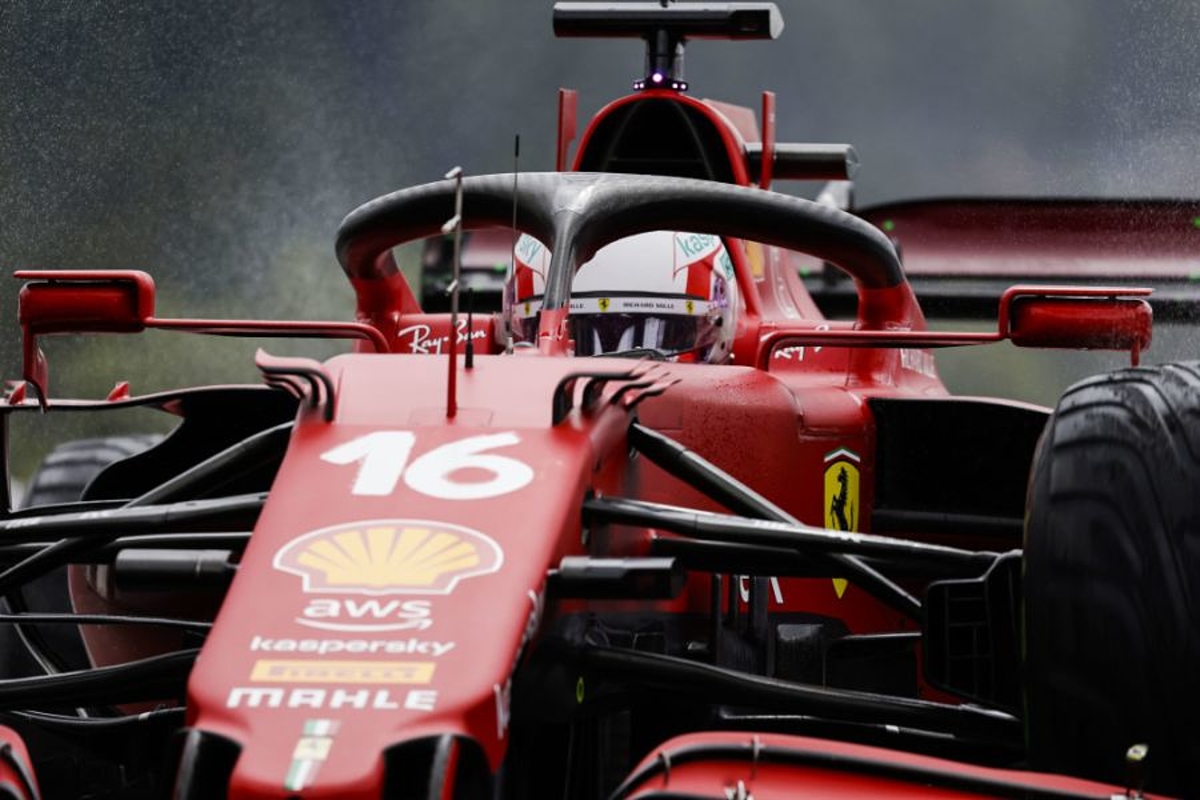 Ferrari krijgt geen straf voor onreglementair wisselen banden Leclerc