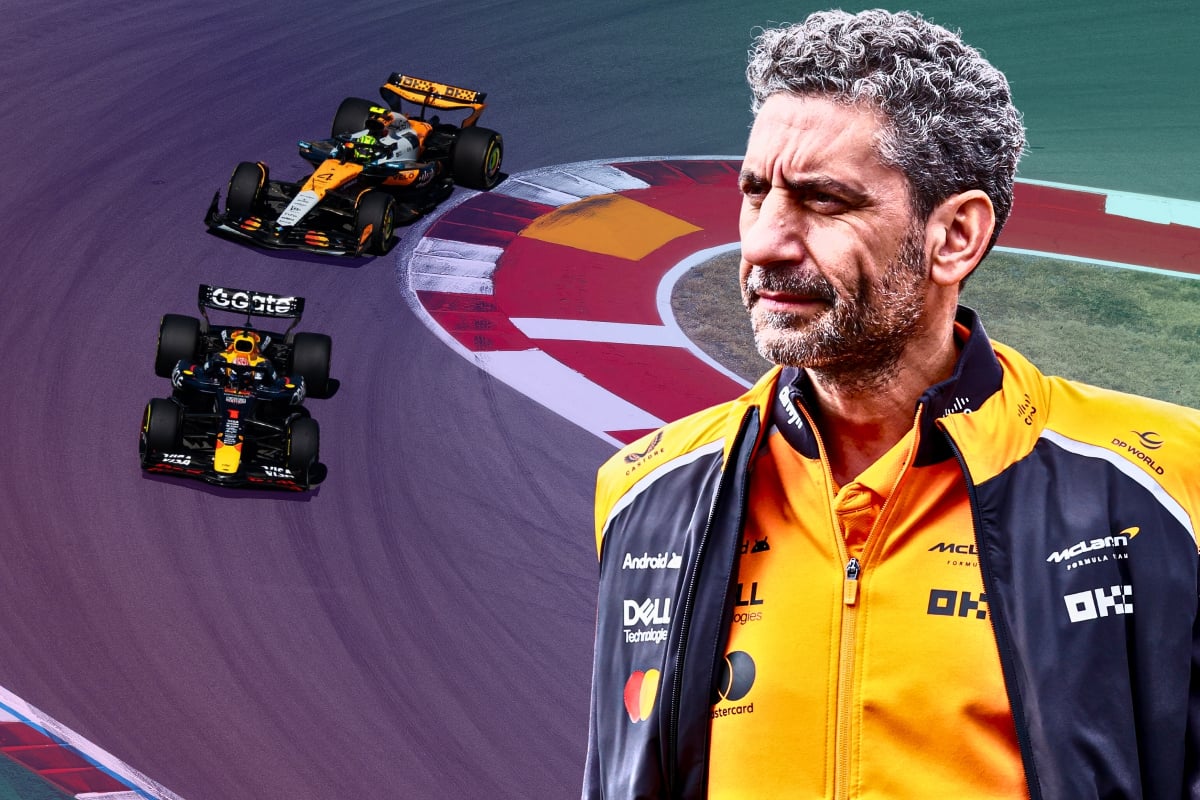 Stella with Verstappen and Norris
