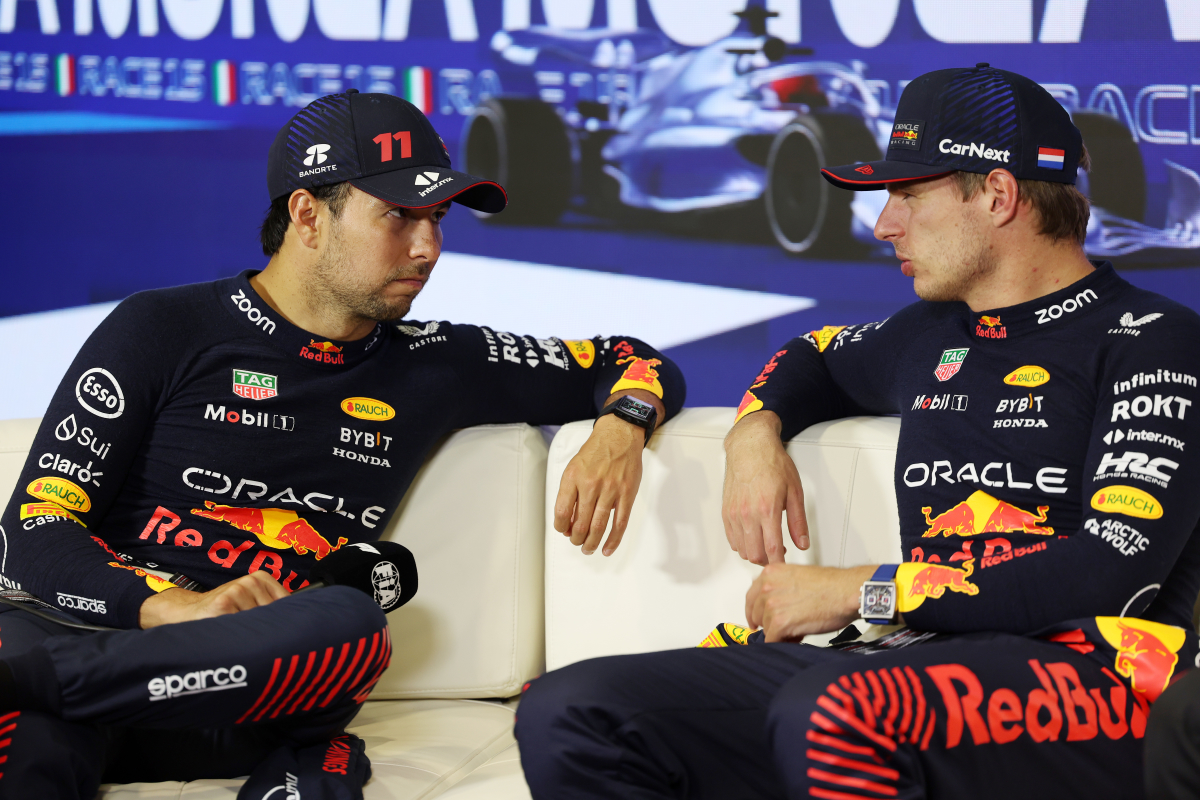 Red Bull cree que Checo no está a la altura de Verstappen