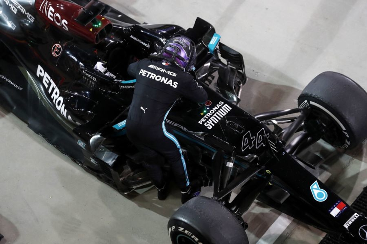 Hamilton overschreed maar liefst 29 keer de lijn in bocht 4 tijdens Grand Prix Bahrein