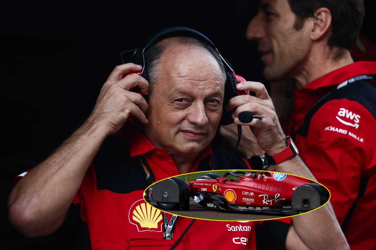 In beeld: Ferrari test spatborden om spray tijdens regenraces te voorkomen