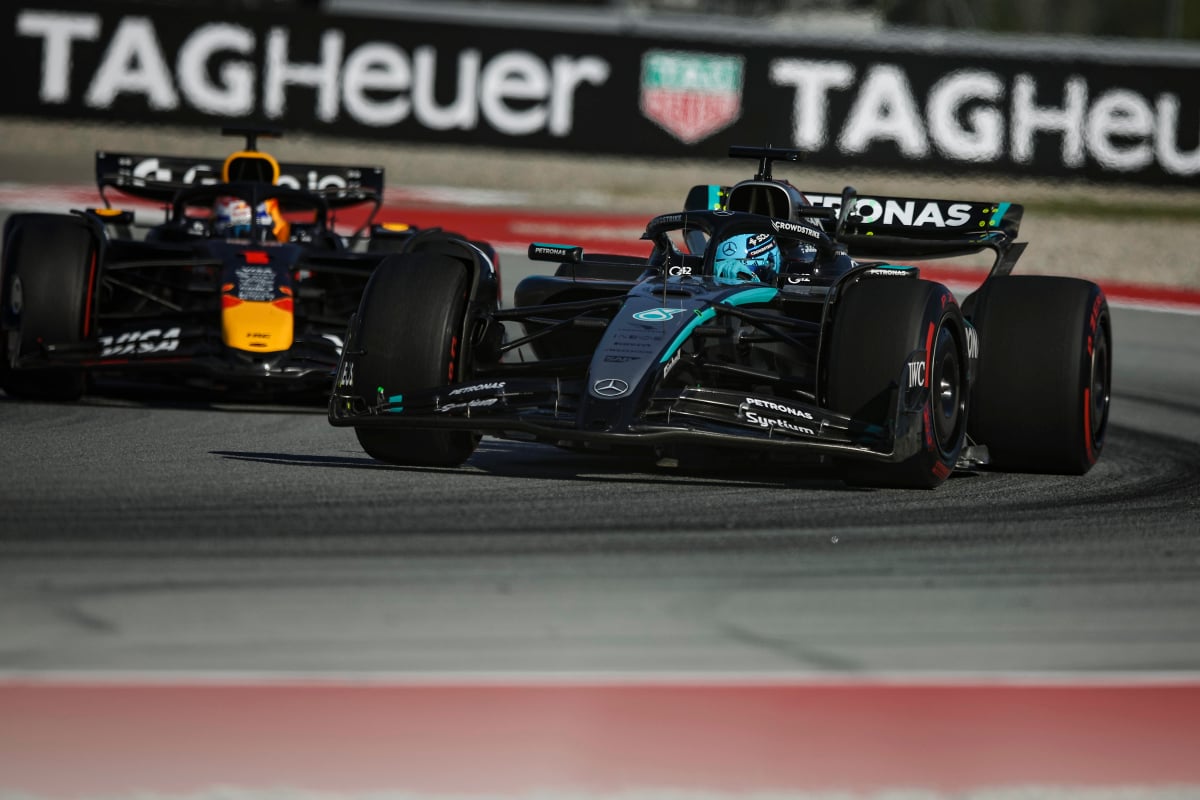 George Russell, Max Verstappen, generic, 2025, Spanish GP