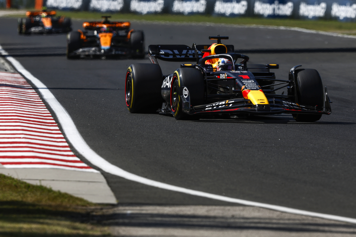 Verstappen, Norris, Piastri, Hungary, 2023