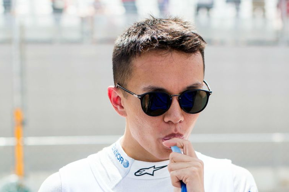 First look at Albon in Red Bull gear