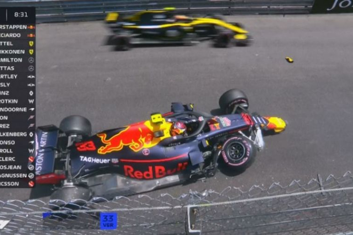 VIDEO: Verstappen SMASHES Red Bull in Monaco practice