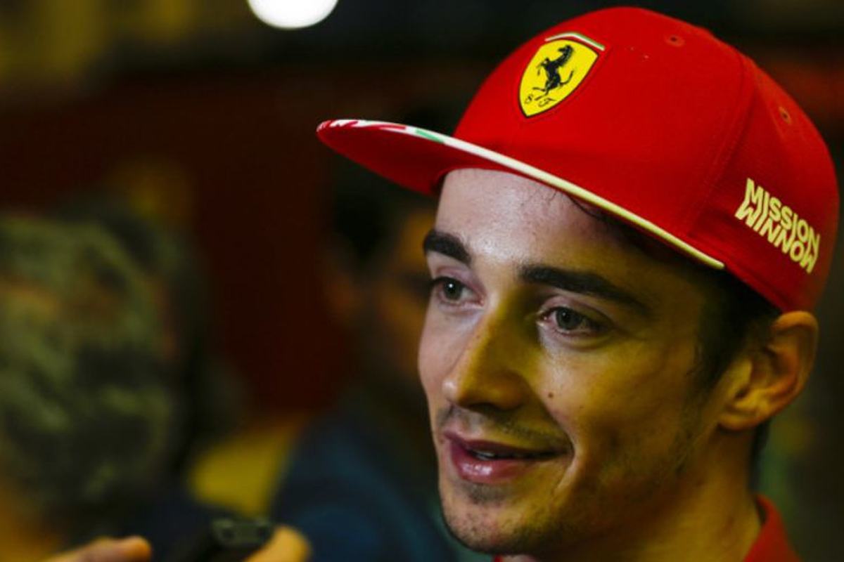 Leclerc not feeling the nerves with Ferrari