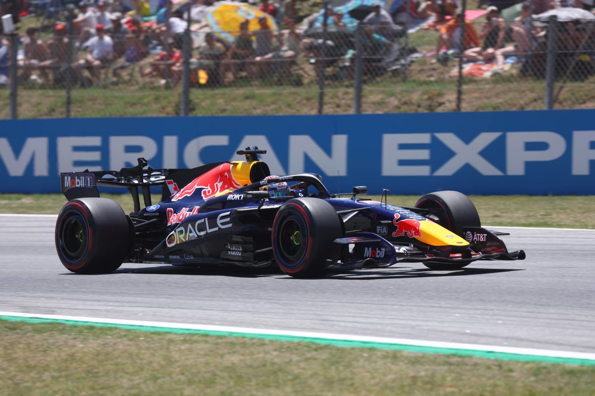 Verstappen in Barcelona