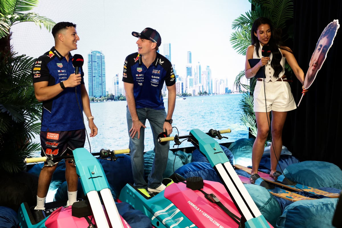 Verstappen, Hadjar, Miami 